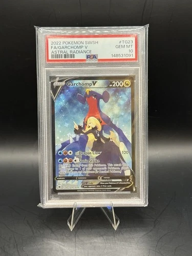 Garchomp V TG23/TG30 Swsh10: Astral Radiance Trainer Gallery Holo PSA 10