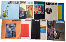 Lot of 12 mixed vintage 1960s Artforum magazi...
