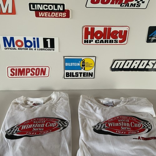 NASCAR RACING WINSTON CUP SERIES 2003 / 2 TEE SHIRTS 2XL /DALE EARNHARDT