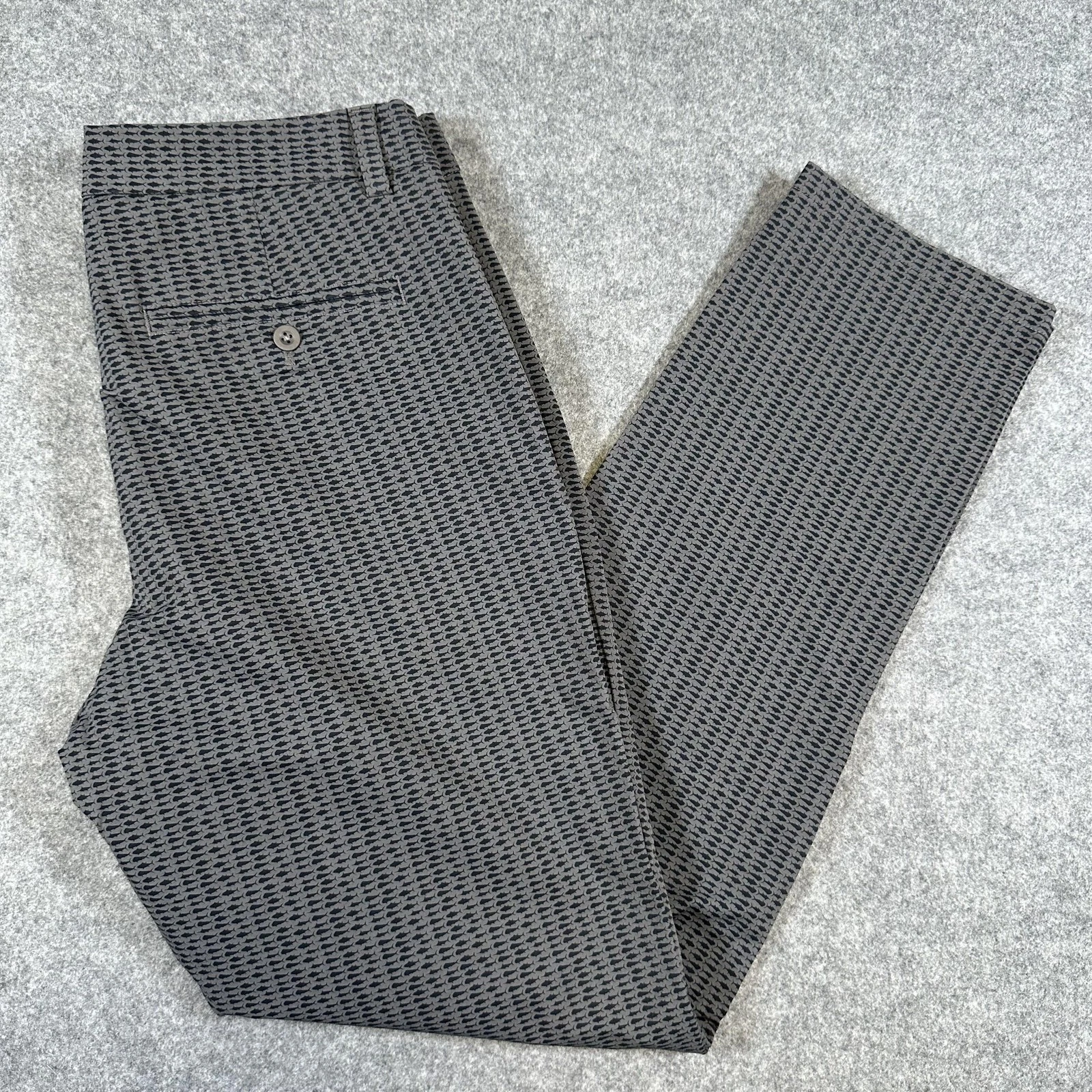 Vineyard Vines Pants Mens 32x32 Gray Evening Sky Triple Fish OTG Classic Fit