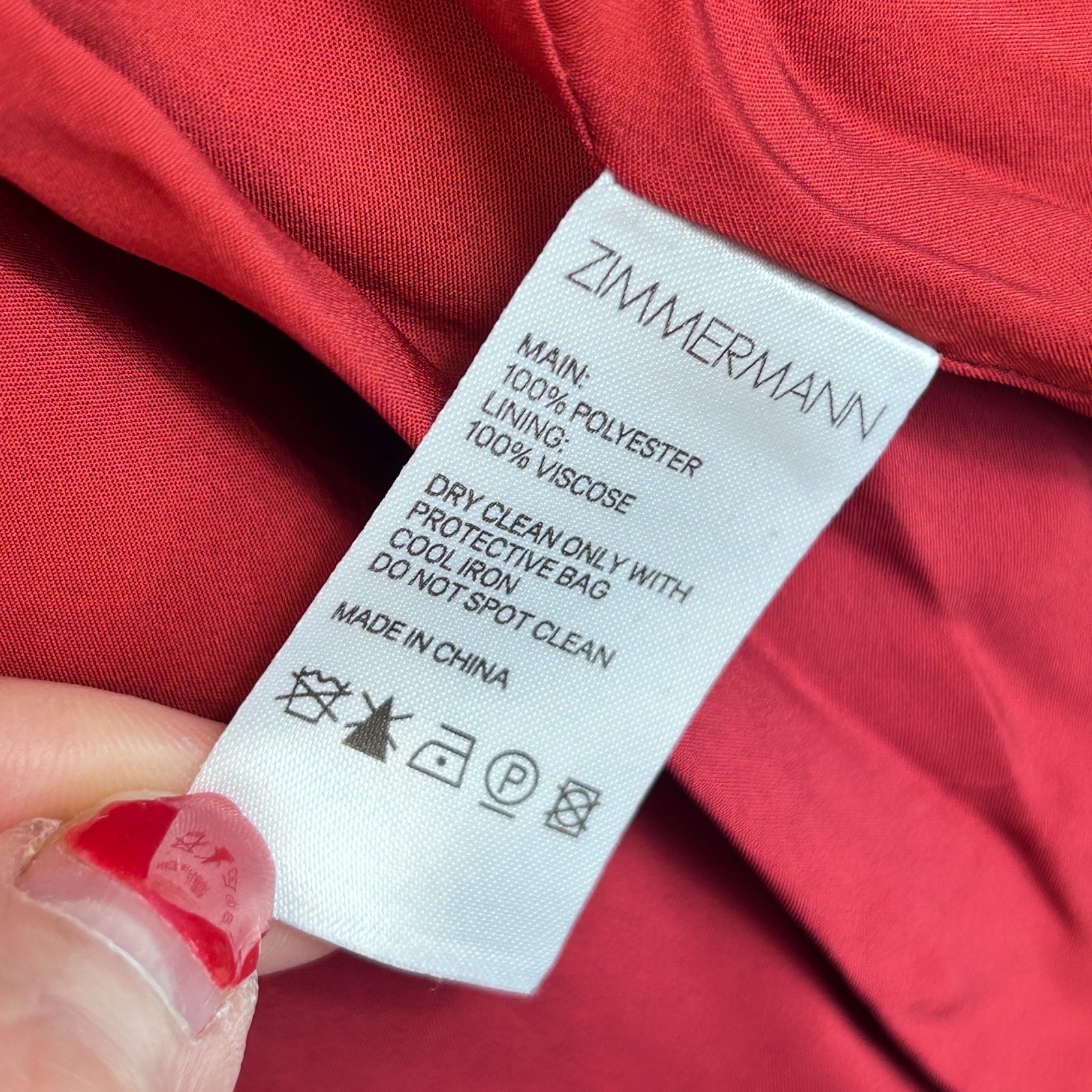 Zimmermann Burgundy Pink Pleated Skirt Size 3 AU14 US10 Elegant Occasion