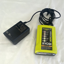 RYOBI 40V Green Lithium Battery Charger, 1-Battery OP404 / 140412009