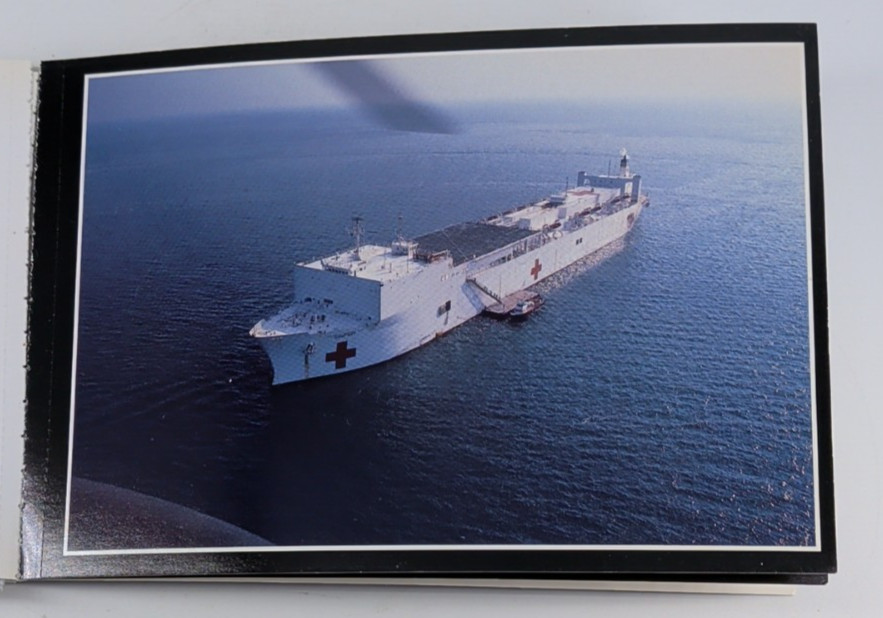 Air Mail Postcard Book Mach 1 w/21 Postcards U.S. Navy 1st Class Service Vessels