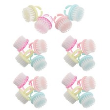 20 Pcs Portable Nail Cleaning Brush Mini Hand Brushes for Nails Manicure