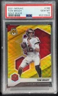 2021 Mosaic Tom Brady Gold Wave #186 PSA 10 GEM MINT /17 (POP 4!)