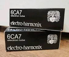 2 Electro-Harmonix 6CA7 Electron Tube – Pair of Electro Harmonix EL34 NIB!