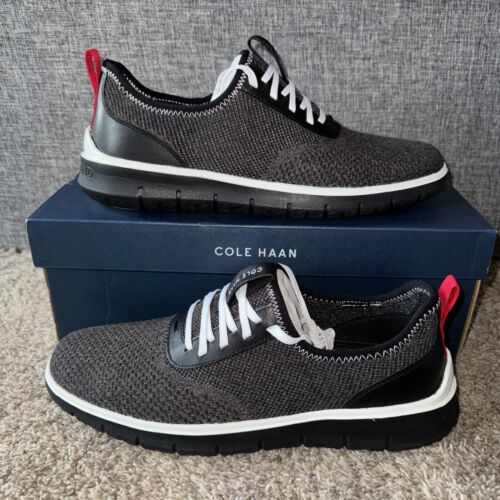 Cole Haan Mens Generation Zerogrand Stitchlite Sneaker C31402 Black Gray Sz 8.5