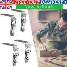 1/4pcs 90° Stainless Steel Spring Loaded Draw Toggle Latch Catch Clamp Clip