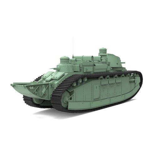 SSMODEL 668 1/48 Military Model Kit France FCM 2C Heavy Tank GAMES - Picture 3 of 5