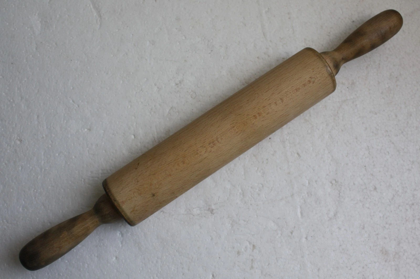Old Vintage Wooden Collectible Rolling Pin Kitchen Cake Baking 46cm 18"