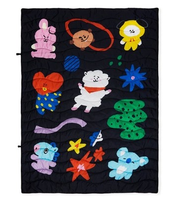 Line Friends BT21 Winter Quilting Blanket BTS Korea