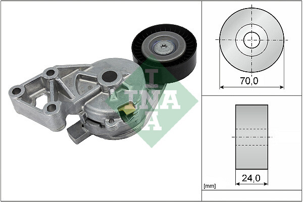 Ina 534 0132 30 Riemenspanner, Keilrippenriemen FüR Audi,Ford, Seat, Skoda,Vw-image