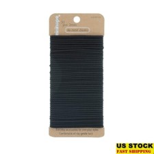 No Metal Hair Ties 50 Count Elastic Hair Bands Thick Long Hair Sports Use