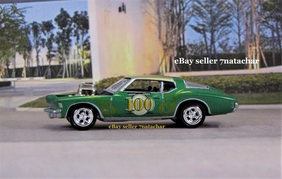 Buick Riviera 1971 1972 1973 Boat Tail Pro Street Drag Racing 1/64 Scale Model - Image 4 of 4