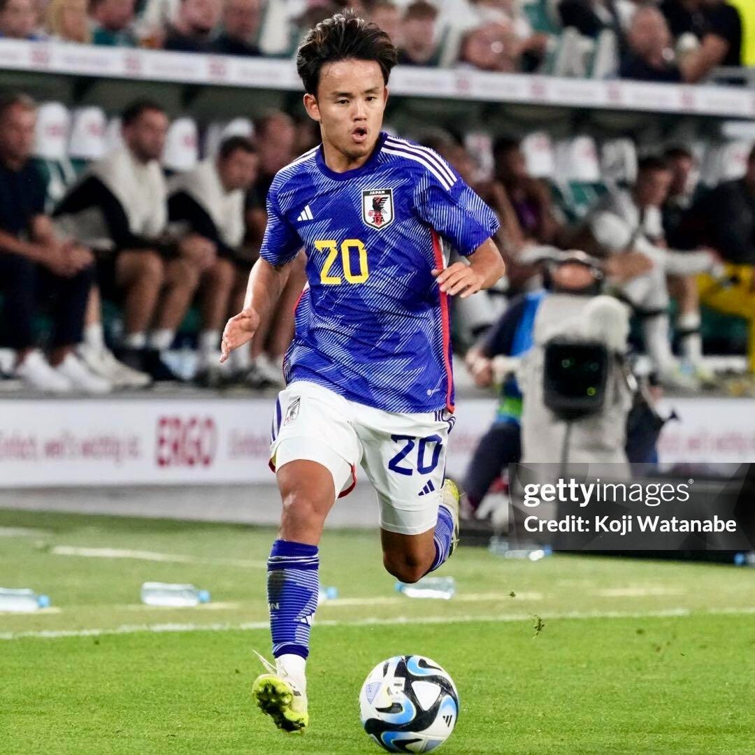 Takefusa Kubo Japan National Team #20 Authentic Jersey 2022-24 JP