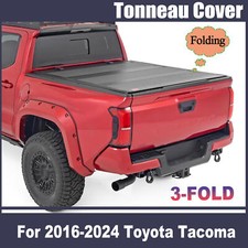 Tri-fold 5.5ft Hard Truck Bed Tonneau Cover For 2016 2019-2024 Toyota Tacoma Tri-fold 5.5ft Hard Truck Bed Tonneau Cover For 2016 2019-2024 Toyota Tacoma