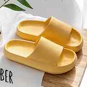 Men's Pillow Slides, Casual Non Slip EVA Slippers, Open Toe Shoes For Indoor Out