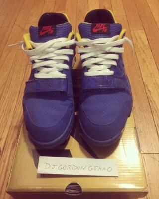 SUPREME NIKE AIR TRAINER 2 II SB 2007 VNDS US 11 BLUE VARSITY 
