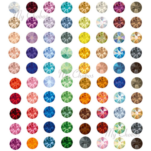 Austrian Crystal 2058 & 2088 flache Rückseite Strasssteine *Wählen Sie Ihre Größe & Farbe* - Bild 1 von 32