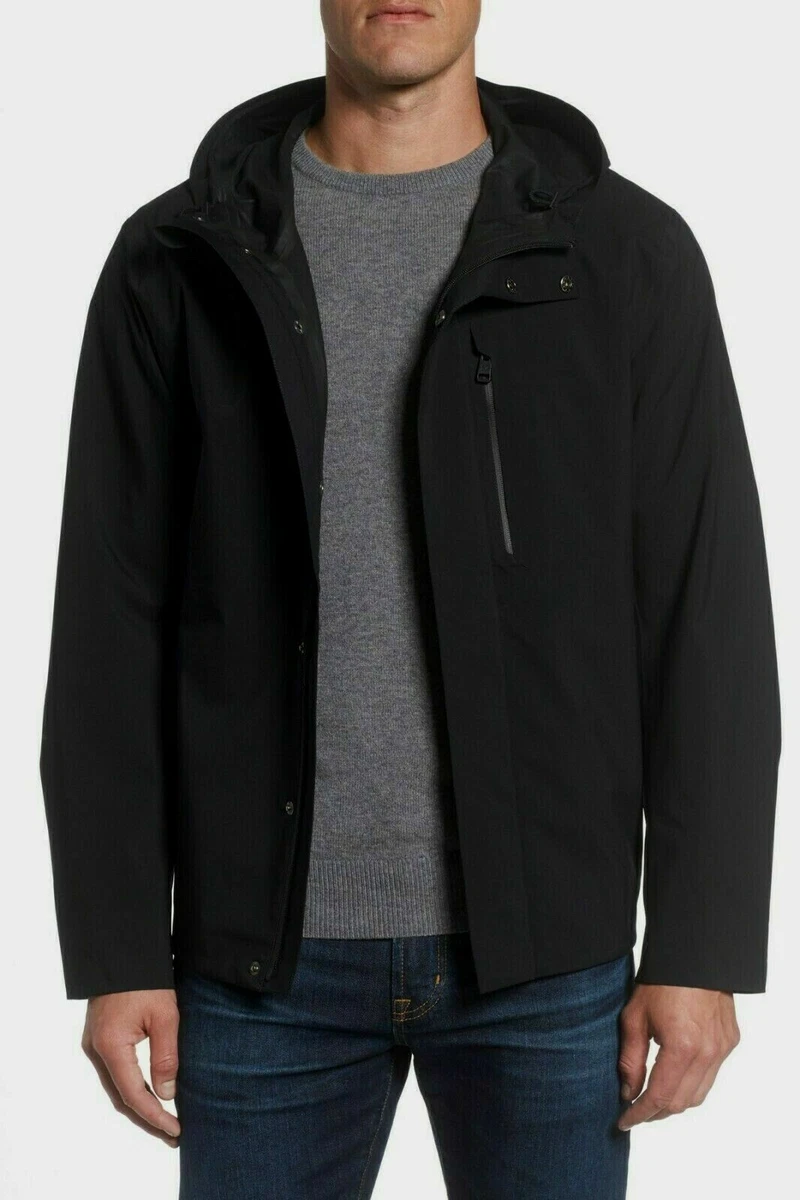 Andrew Marc Stratus Waterproof Hooded Rain JACKET MENS S SMALL