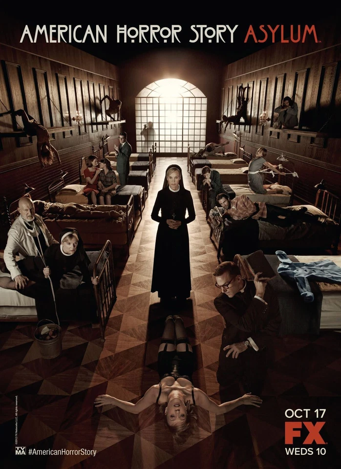 American Horror Story poster print (k) - 12" x 16" - AHS Asylum
