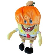 SpongeBob SquarePants PumpkinMask Halloween TY Beanie Baby 9  New with Tag