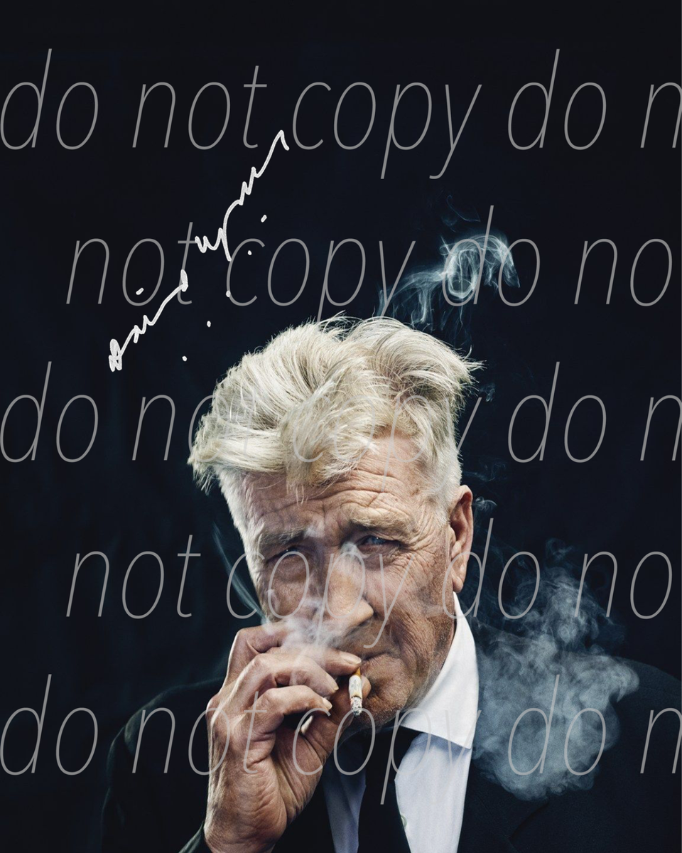 David Lynch signed Twin Peaks filmmaker 8x10 photo print poster
