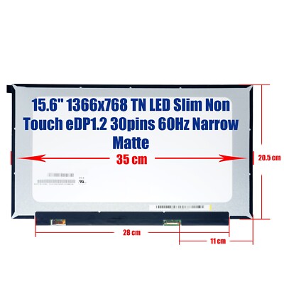 New Laptop Screen Dell Inspiron 3505 Vostro 3501 0G27GV G27GV Inspiron 5593 60Hz