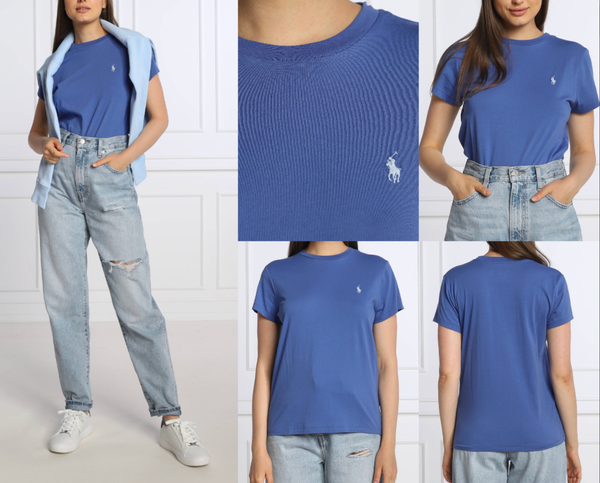 Polo Ralph Lauren T-Shirt Regular Fit Cotton Pony Shirt Top Luxury Bluse New S-image
