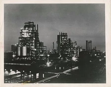 1953 US Refinery Press Era Film Print Photo