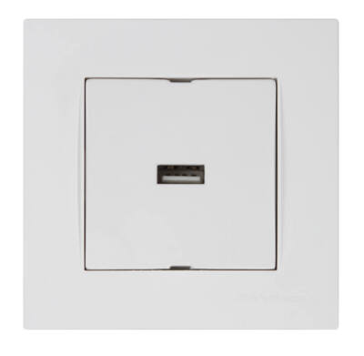 Mutlusan Rita USB-Ladebuchse Weiss