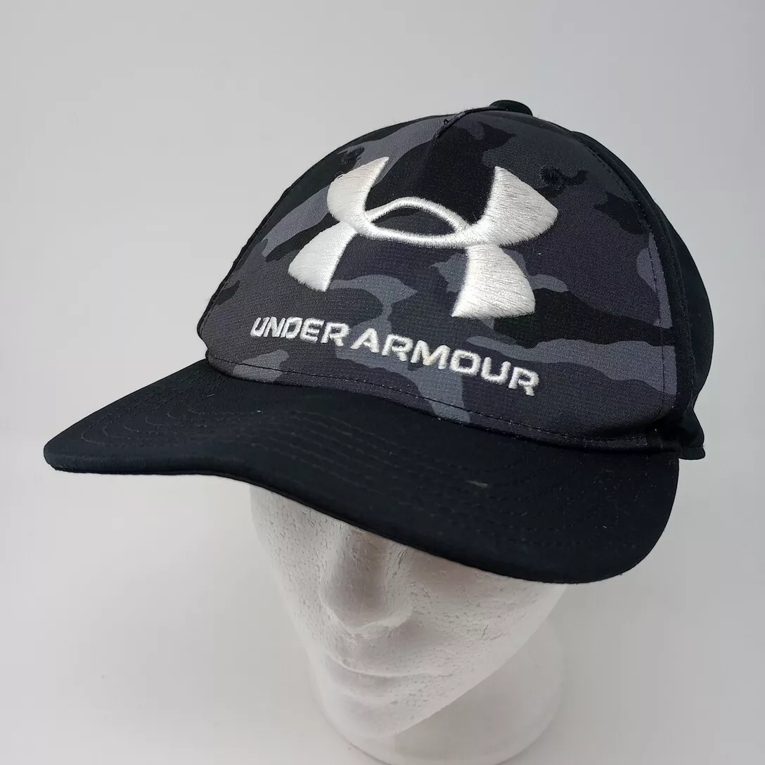 Under Armour Logo Black Camo Camouflage Youth Adjustable Baseball Cap Hat