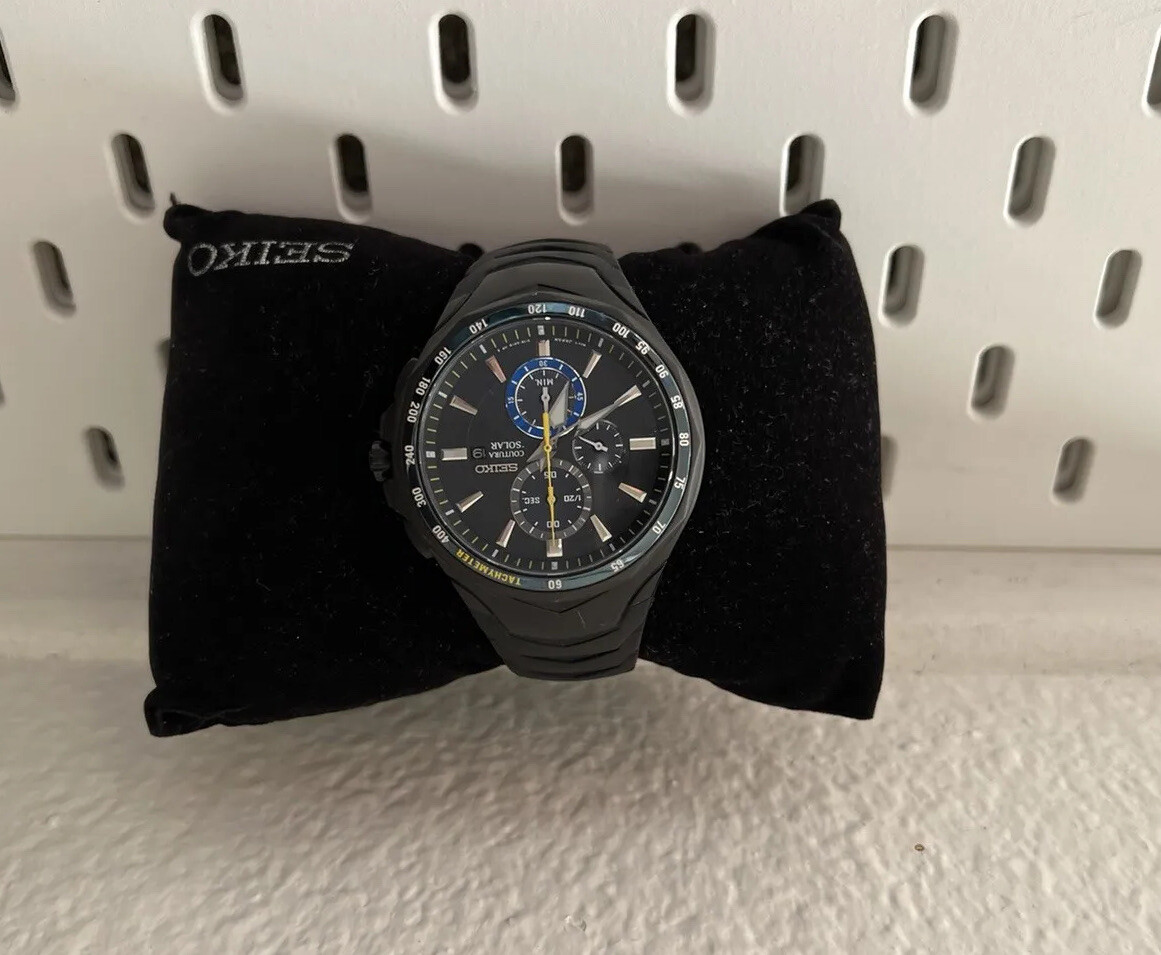 Seiko Coutura Men's Black Watch 