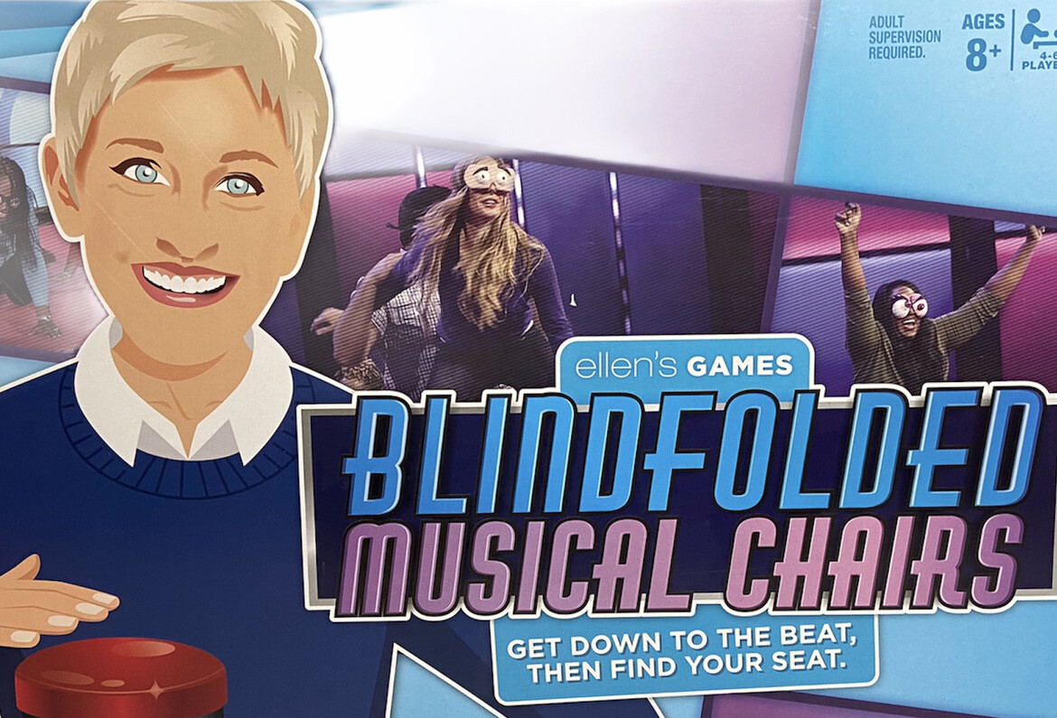 Ellen Denegres Ellen's Games Blindfolded Musical Chairs NIB eBay