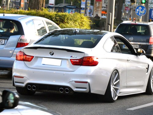 UNPAINTED FOR BMW F82 M4 STYLE REAR TRUNK BOOT SPOILER WING 4-SERIES 2014-2018 - Picture 6 of 7