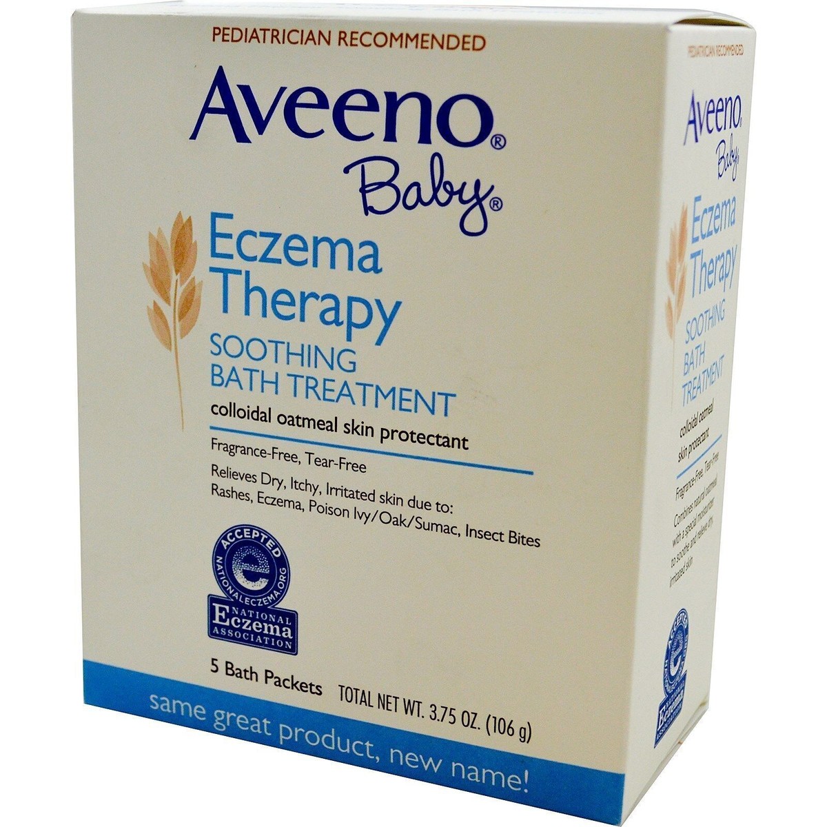 Aveeno Baby Eczema Therapy Soothing Bath Treatment5 bath Packets