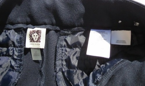 ANNE KLEIN Navy Blue Stretch Ponte Knit Mid Rise Skinny Ankle Pants US S 6p EUC - 第 5/5 張圖片