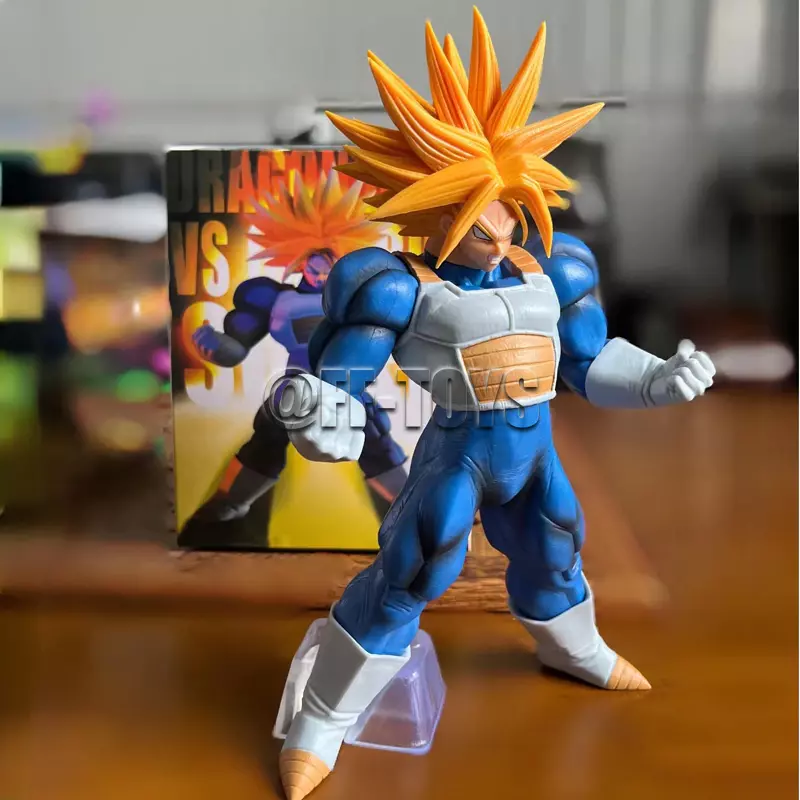 Venda 6pcs 6-8cm dragon ball z trunks do anime figura de um super saiyajin  vegeta, goku trunks, filho de goku, figuras de ação, de pvc modelo de  brinquedos para as crianças do