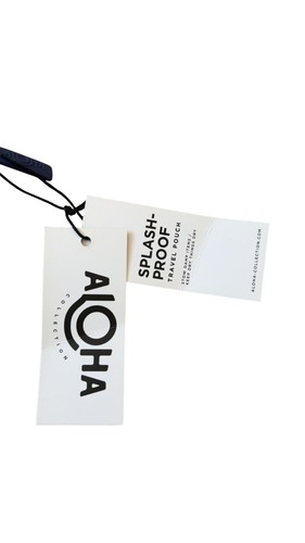 ALOHA travel pouch NWT Hanalei Moon Mid Sway Navy - Picture 4 of 7