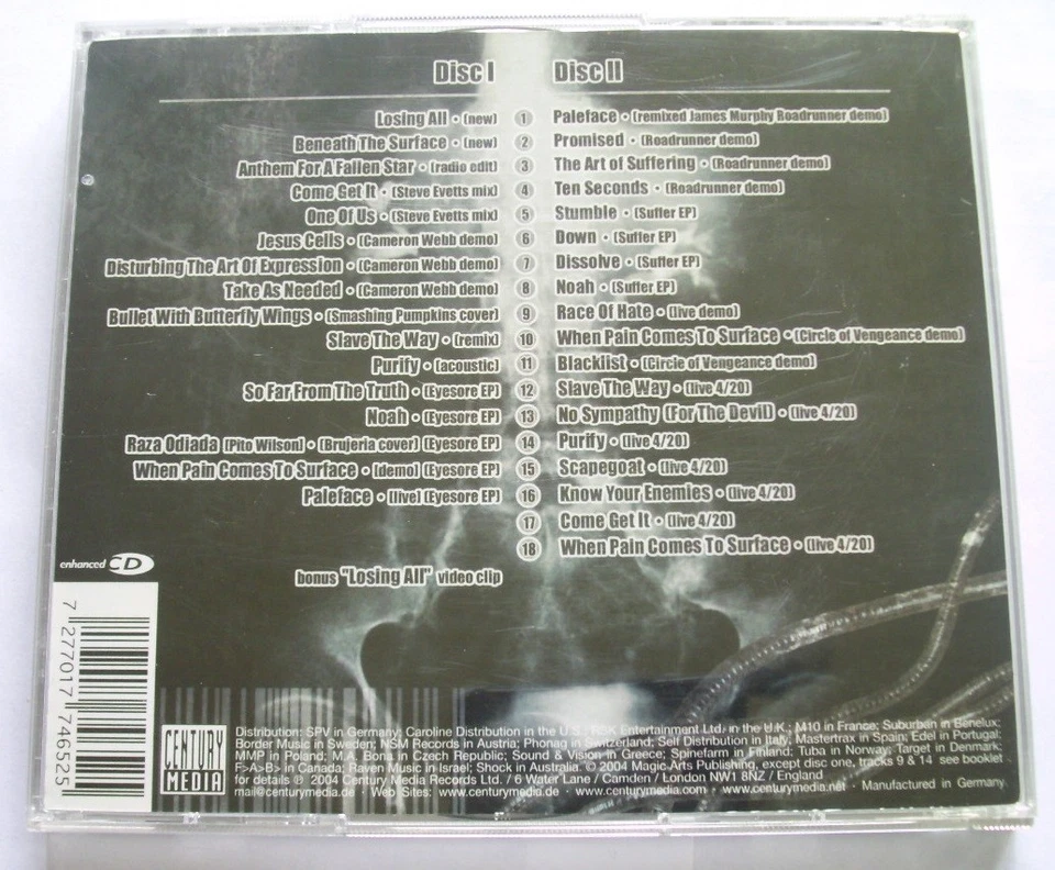 Skinlab Nerve Damage 2 CD Set SPV 2004 Nu Metal Groove Metal Heavy Metal - Bild 3 von 3