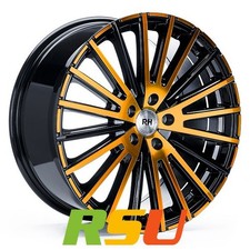 4x RH Alurad WM Flowforming color polished - orange 10x20" ET40 LK5 112 ML 72... 4x RH Alurad WM Flowforming color polished - orange 10x20" ET40 LK5 112 ML 72...