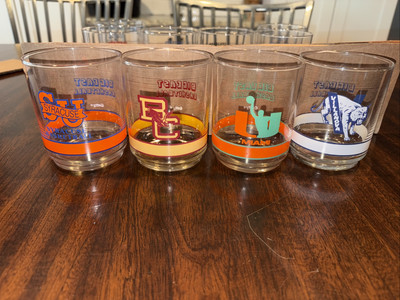 Complete Set Of 10 Big East Basketball Getty Drinking Glass  display picture 2