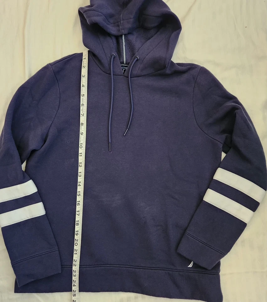 Sudadera con capucha azul manga larga talla M NAUTICA Foto 4 de 4