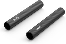 SmallRig15mm Carbon Fiber Rod for 15mm Rod Support System Non-Thread , 4 inches