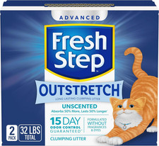 Outstretch Advanced Long Lasting Clumping Litter Simply Unscented, Activated Cha