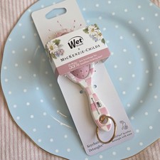 Wet Brush X Mackenzie Childs Mini KeyChain Detangler Hair Brush Rosy Check 🌸🩷