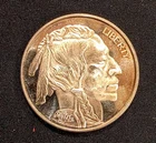 Amazing  I Oz One Ounce . 999 Pure Silver Indian Head Buffalo US Silver Coin!