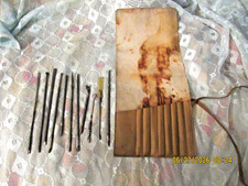 Piano repair/tune tools and work pouch, 11 pi...