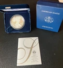 2005-W American Silver Eagle Proof 1 Oz Silver - Coin & Box & COA
