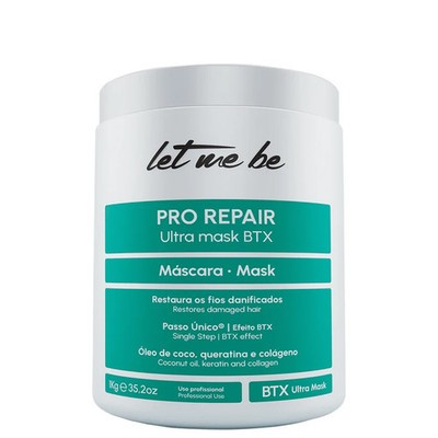 Let Me Be Pro Repair Mask Brazilian Keratin Hair Treatment ProSalon 1kg 3 Day US